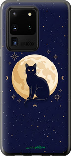 2D пластиковий чехол Cute Cat Celestial/Witchy для Samsung Galaxy S20 Ultra - 6787t-1831 изображение 
