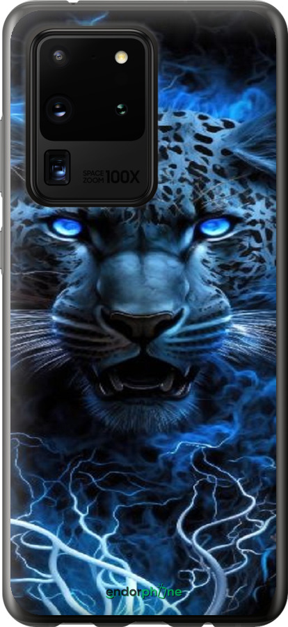 2D пластиковый чехол Ледяной леопард для Samsung Galaxy S20 Ultra - 6460t-1831 изображение 