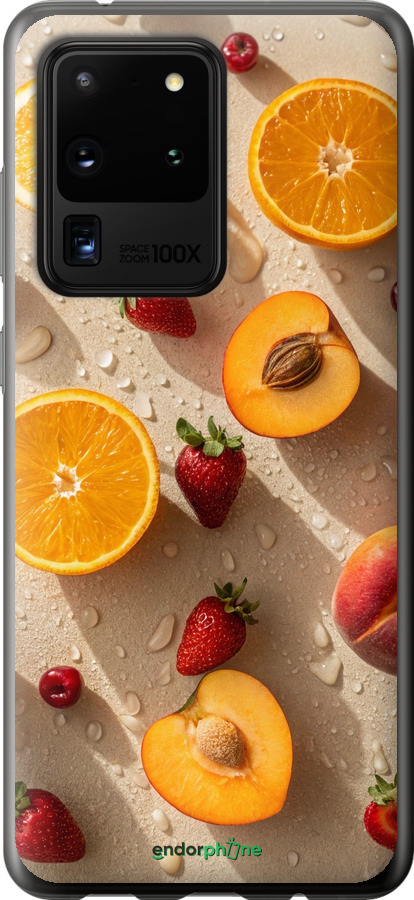 2D пластиковий чехол Фрукти 3 для Samsung Galaxy S20 Ultra - 6703t-1831 изображение 