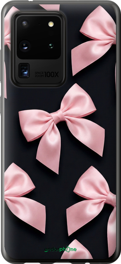 2D пластиковий чехол Coquette Ribbons Dark Coquette для Samsung Galaxy S20 Ultra - 6767t-1831 изображение 