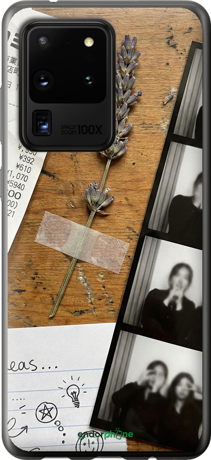 Силиконовый чехол Aesthetic Scrapbook Collage для Samsung Galaxy S20 Ultra - 6773u-1831 изображение 