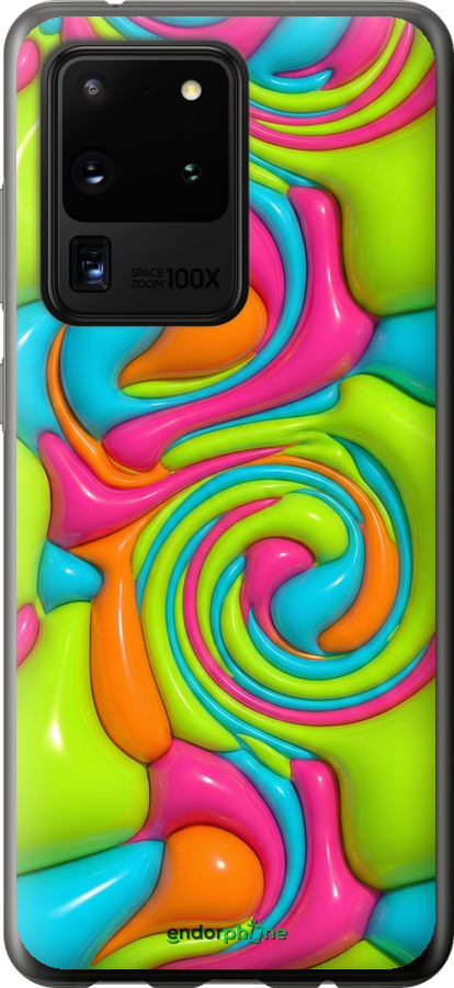 Силіконовий чехол Y2K Jelly Dream для Samsung Galaxy S20 Ultra - 6780u-1831 изображение 