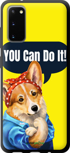 TPU чехол чехол с корги You Can Do It для Samsung Galaxy S20 - 6184b-1824 изображение 