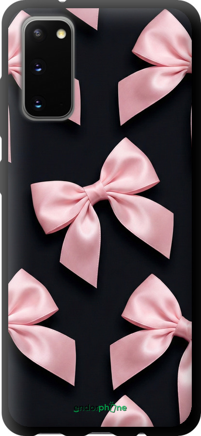 TPU чехол Coquette Ribbons Dark Coquette для Samsung Galaxy S20 - 6767b-1824 изображение 