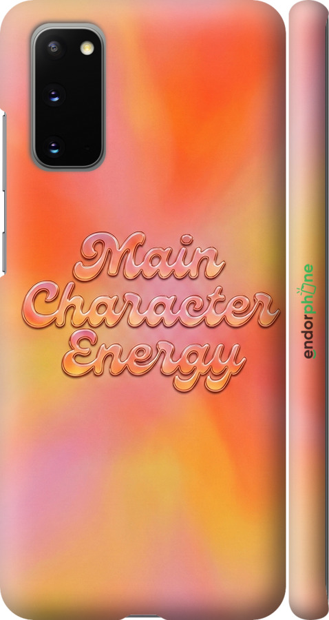 3D пластиковый матовый чехол Aura Gradient Main Character Energy Aesthetic Y2K для Samsung Galaxy S20 - 6783m-1824 изображение 