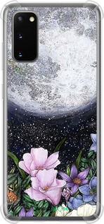 Силикон с усиленными углами чехол Полночь в саду для Samsung Galaxy S20 - 6259sp-1824 изображение 
