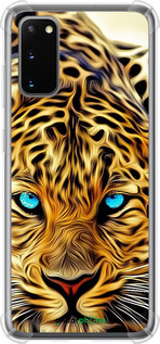 Силикон с усиленными углами чехол Леопард для Samsung Galaxy S20 - 6611sp-1824 изображение 