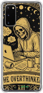 Силикон с усиленными углами чехол The Overthinker для Samsung Galaxy S20 - 6774sp-1824 изображение 