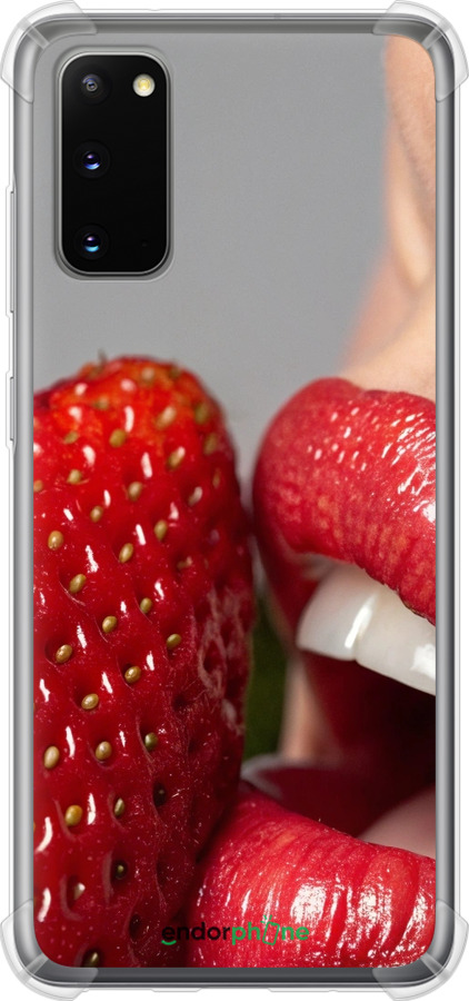 Силикон с усиленными углами чехол Наслаждение для Samsung Galaxy S20 - 6701sp-1824 изображение 