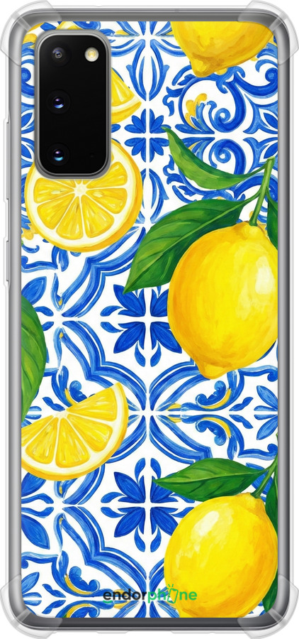 Силіконовий протиударний с посиленими кутами чехол Grocery Girl Italian Summer для Samsung Galaxy S20 - 6766sp-1824 изображение 