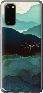 2D пластиковый чехол С изображением гор Индиго для Samsung Galaxy S20 - 6484t-1824 изображение 
