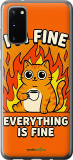 2D пластиковый чехол 'Funny Cat' для Samsung Galaxy S20 изображение 18