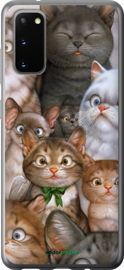 

Силіконовий чохол "Коти" для Samsung Galaxy S20
