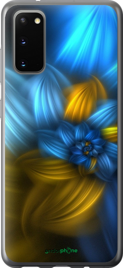 

Силіконовий чохол "Візерунок 46" для Samsung Galaxy S20, Синій
