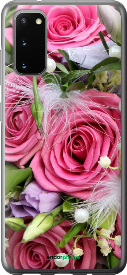 

Силіконовий чохол "Ніжність" для Samsung Galaxy S20, Рожевий