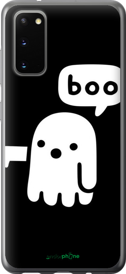 Силиконовый чехол Призрак Неодобрения для Samsung Galaxy S20 - 6431u-1824 изображение 