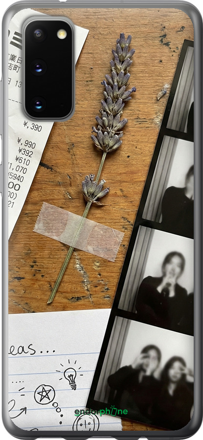 2D пластиковый чехол Aesthetic Scrapbook Collage для Samsung Galaxy S20 - 6773t-1824 изображение 