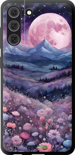 TPU чехол Ночь луна арт для Samsung Galaxy S21 FE - 6319b-2302 изображение 