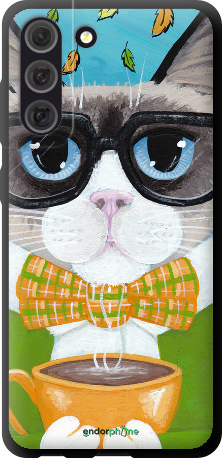 TPU чехол Cat&Coffee для Samsung Galaxy S21 FE - 4053b-2302 изображение 