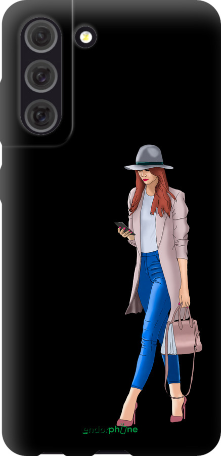 TPU чехол Девушка 1 для Samsung Galaxy S21 FE - 4751b-2302 изображение 