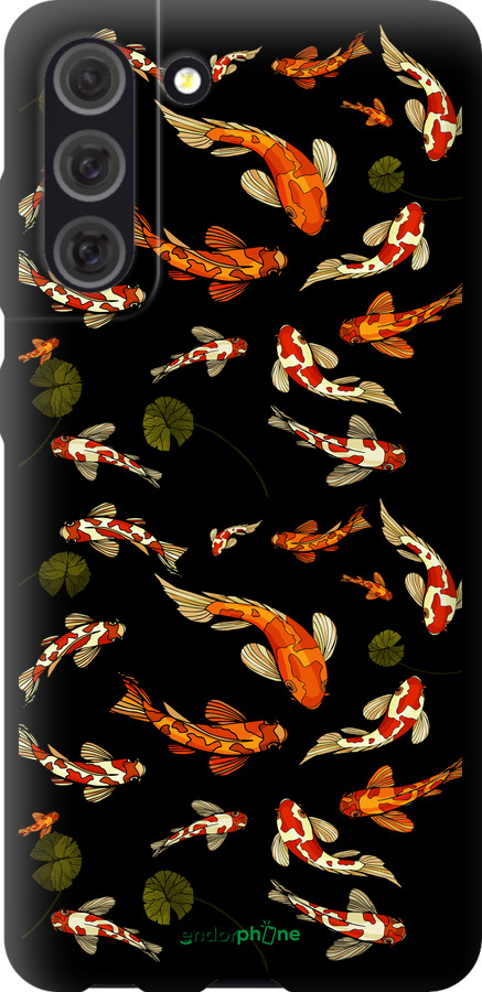 

Coque du TPU noir "Poisson Koi" pour Samsung Galaxy S21 FE, Jaune