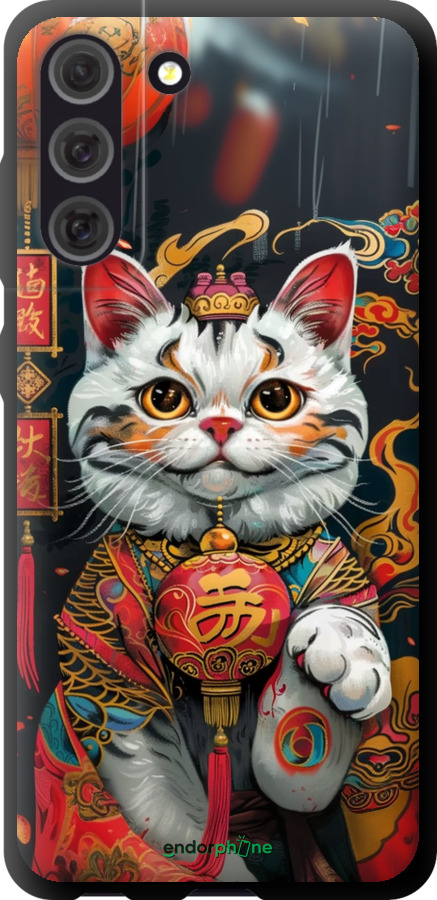 TPU чехол China Cat v2 для Samsung Galaxy S21 FE - 6135b-2302 изображение 