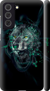 3D пластиковый матовый чехол Wolf для Samsung Galaxy S21 FE - 6610m-2302 изображение 