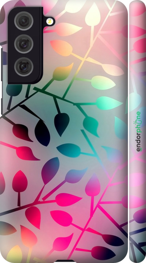 

3D пластиковий матовий чохол "Листя" для Samsung Galaxy S21 FE