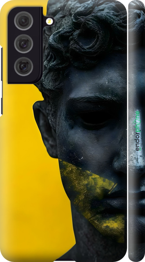 3D пластиковый матовый чехол Статуя арт для Samsung Galaxy S21 FE - 6330m-2302 изображение 