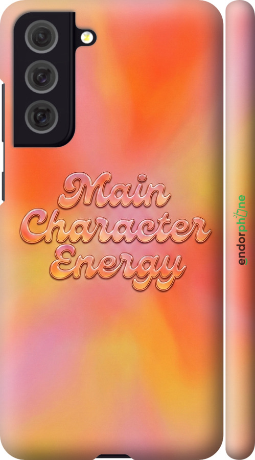 3D пластиковый матовый чехол Aura Gradient Main Character Energy Aesthetic Y2K для Samsung Galaxy S21 FE - 6783m-2302 изображение 