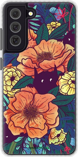 Чохол Bumper чехол Із зображенням польових квітів для Samsung Galaxy S21 FE - 6419pc-2302 изображение 