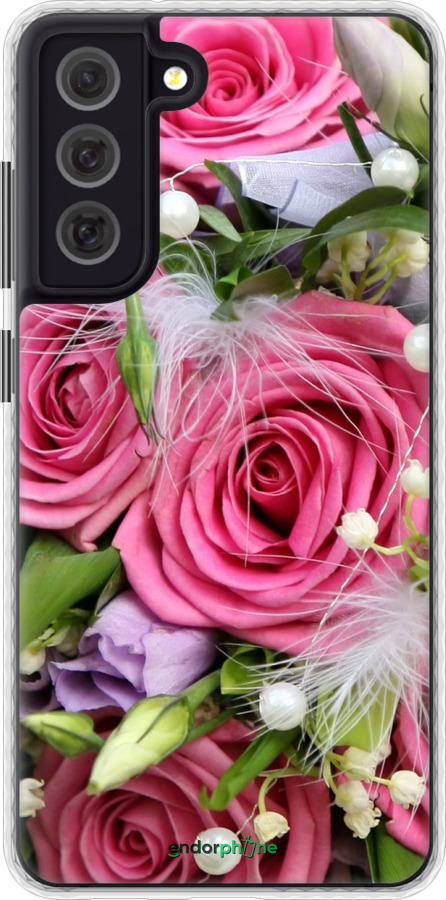 

Чохол Bumper чохол "Ніжність" для Samsung Galaxy S21 FE, Рожевий