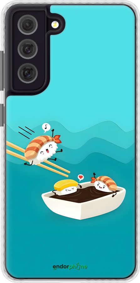 Чехол Bumper чехол Суши для Samsung Galaxy S21 FE - 6354pc-2302 изображение 