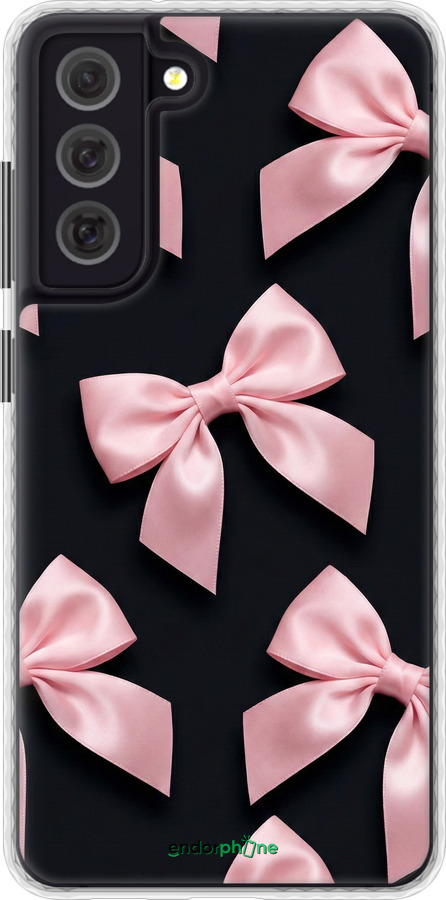 Чехол Bumper чехол Coquette Ribbons Dark Coquette для Samsung Galaxy S21 FE - 6767pc-2302 изображение 
