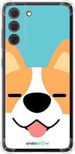 Силикон с усиленными углами чехол Корги для Samsung Galaxy S21 FE - 6280sp-2302 изображение 