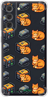 Силикон с усиленными углами чехол Autonomous Zone для Samsung Galaxy S21 FE - 6771sp-2302 изображение 