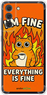 Силіконовий протиударний с посиленими кутами чехол Funny Cat для Samsung Galaxy S21 FE - 6786sp-2302 изображение 