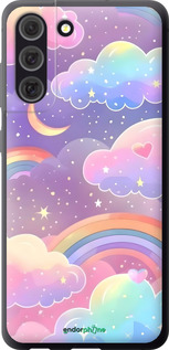 Силіконовий чехол Хмари та веселка для Samsung Galaxy S21 FE - 6312u-2302 изображение 