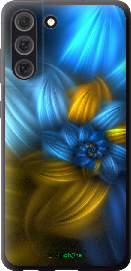 

Силіконовий чохол "Візерунок 46" для Samsung Galaxy S21 FE, Синій