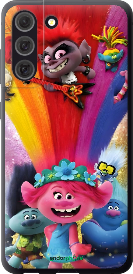 Силіконовий чехол Тролі для Samsung Galaxy S21 FE - 6343u-2302 изображение 
