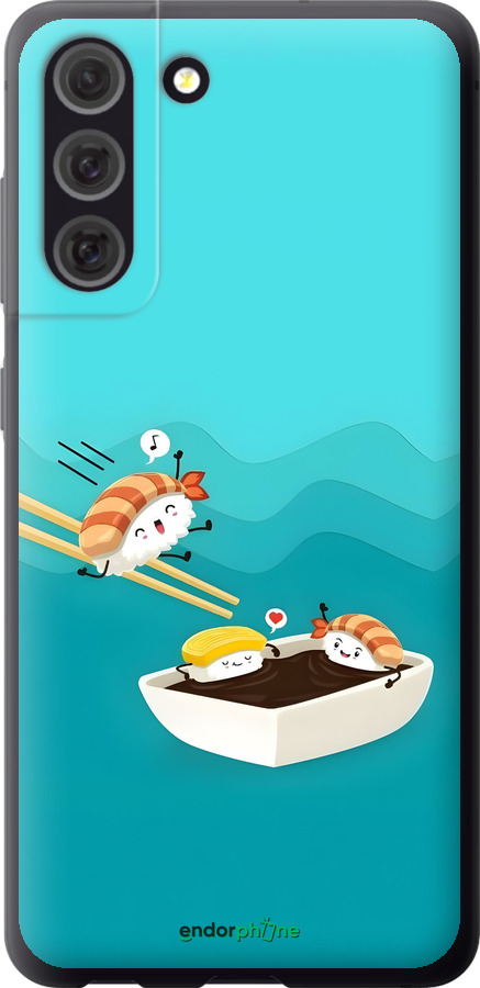 Силиконовый чехол Суши для Samsung Galaxy S21 FE - 6354u-2302 изображение 