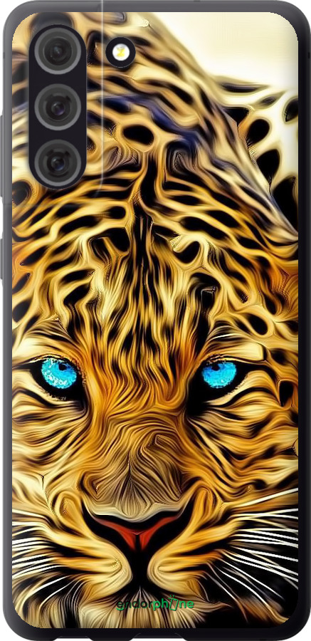 Силиконовый чехол Леопард для Samsung Galaxy S21 FE - 6611u-2302 изображение 