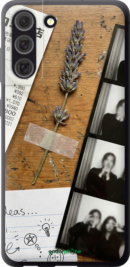 Силиконовый чехол Aesthetic Scrapbook Collage для Samsung Galaxy S21 FE - 6773u-2302 изображение 