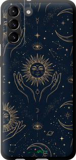 TPU чехол Celestial Harmony: Sun & Moon Gold Mystic Pattern для Samsung Galaxy S21 Plus - 6778b-2115 изображение 