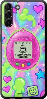 TPU чехол 'Y2K Aesthetic Retro Pet: Годуй мене кавою' для Samsung Galaxy S21 Plus изображение 3