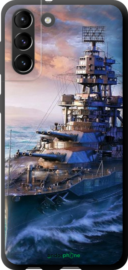 TPU чехол Военный корабль, world of tanks, wargaming для Samsung Galaxy S21 Plus - 6461b-2115 изображение 