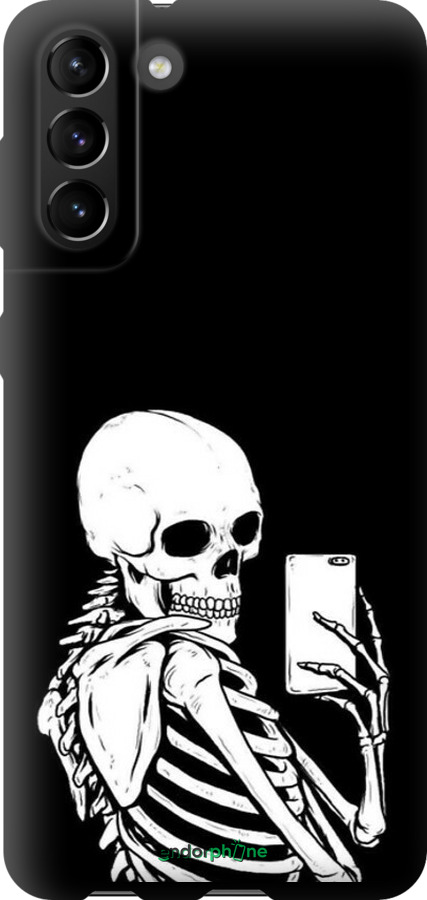 TPU чехол Скелет делает Selfie для Samsung Galaxy S21 Plus - 6535b-2115 изображение 