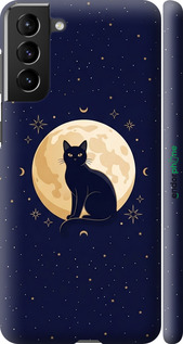 3D пластиковый матовый чехол 'Cute Cat Celestial/Witchy' для Samsung Galaxy S21 Plus изображение 3