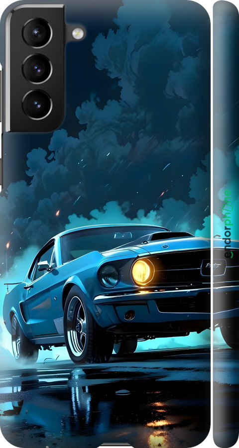 3D пластиковий матовий чехол Форд мустанг для Samsung Galaxy S21 Plus - 6374m-2115 изображение 
