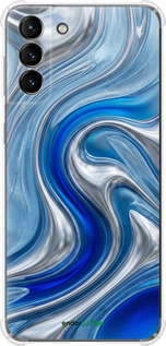 Силіконовий протиударний с посиленими кутами чехол Liquid Chrome для Samsung Galaxy S21 Plus - 6781sp-2115 изображение 